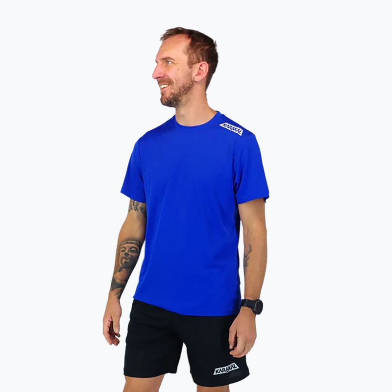 Мъжка тениска за тенис Karakal Training Tee blue KC8064