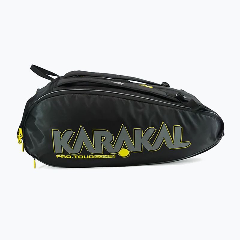 Чанта за скуош Karakal Pro Tour Comp 2.0 black/yellow