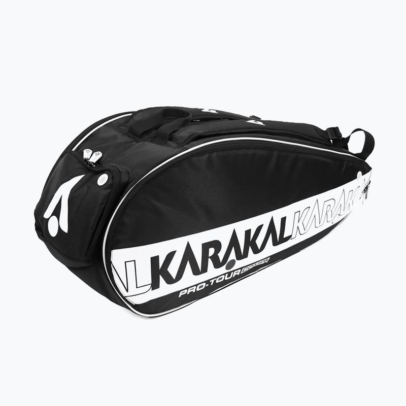 Чанта за скуош Karakal Pro Tour Comp 2.2 9R white 2