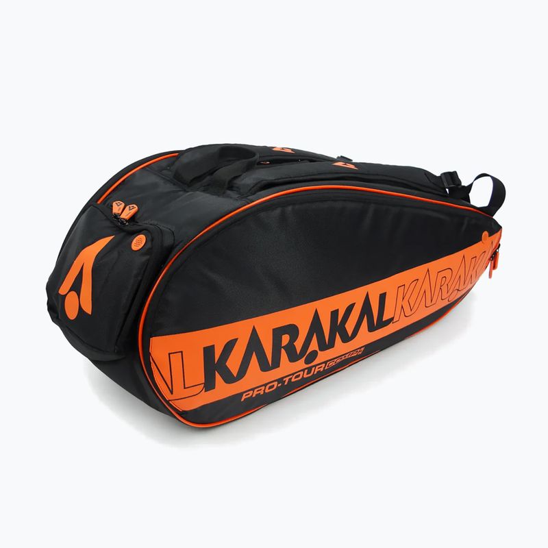 Чанта за скуош Karakal Pro Tour Comp 2.2 9R orange 2