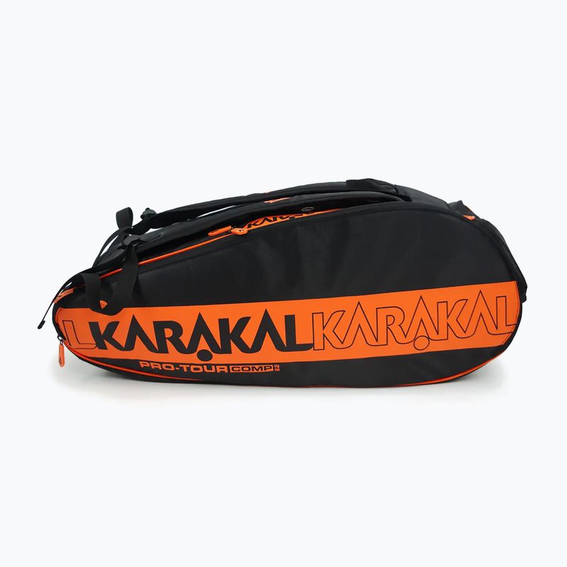 Чанта за скуош Karakal Pro Tour Comp 2.2 9R orange 3
