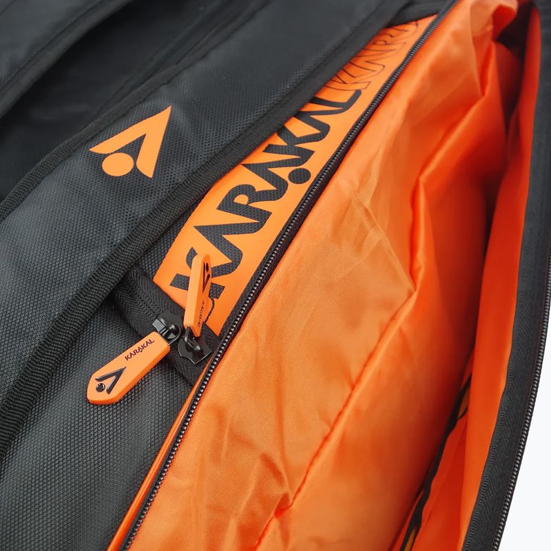 Чанта за скуош Karakal Pro Tour Comp 2.2 9R orange 8