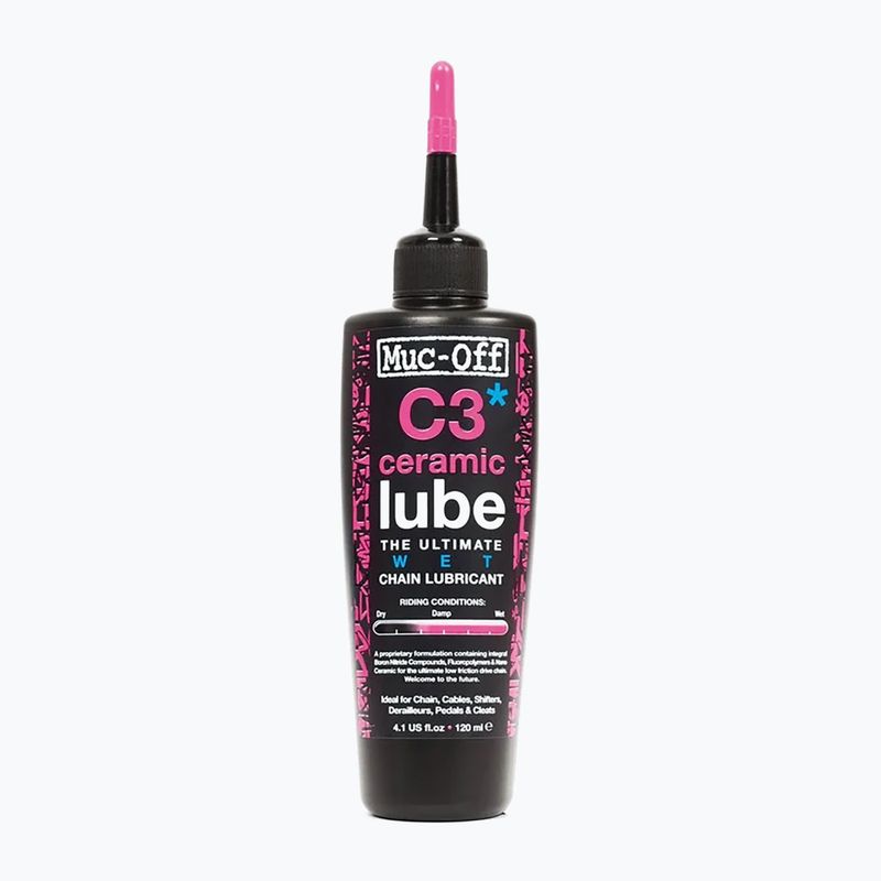 Muc-Off C3 Мокра керамична смазка за верига 120 ml
