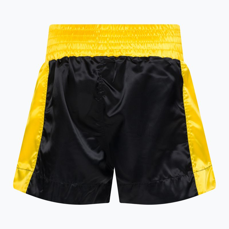 Everlast Тренировъчни шорти за муай тай в черно и златно EM6 2