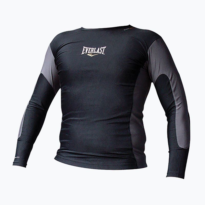 Мъжка тениска за компресия EVERLAST Rashguard Longsleeve black 4430