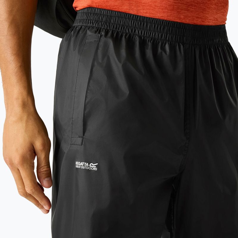 Мъжки туристически панталони REGATTA Pack It Overtrousers black 5