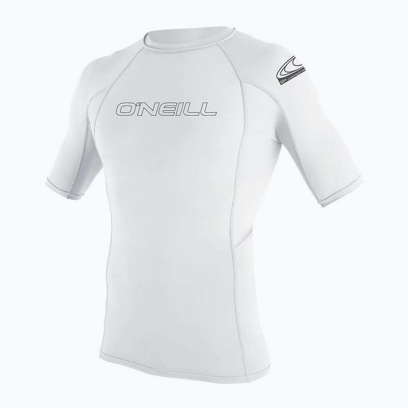 Мъжка тениска за плуване O'Neill Basic Skins Rash Guard white