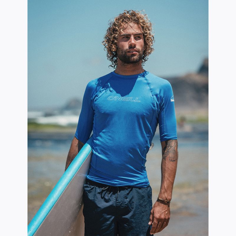 Мъжка тениска за плуване O'Neill Basic Skins Rash Guard pacific 4