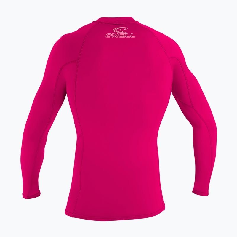 Детска блуза за плуване с дълъг ръкав O'Neill Basic Skins LS Rash Guard watermelon 2