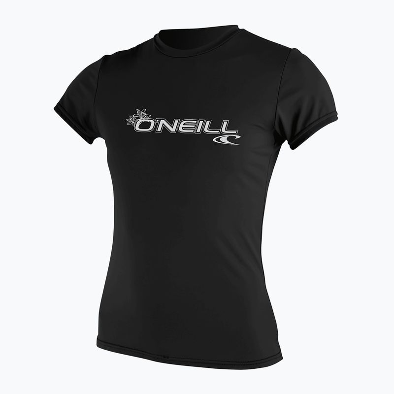 Дамска тениска за плуване O'Neill Basic Skins Sun Shirt black