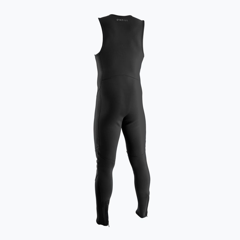 Мъжка плувна пяна O'Neill Reactor-2 1.5mm Front Zip Sleeveless Full black/black 2
