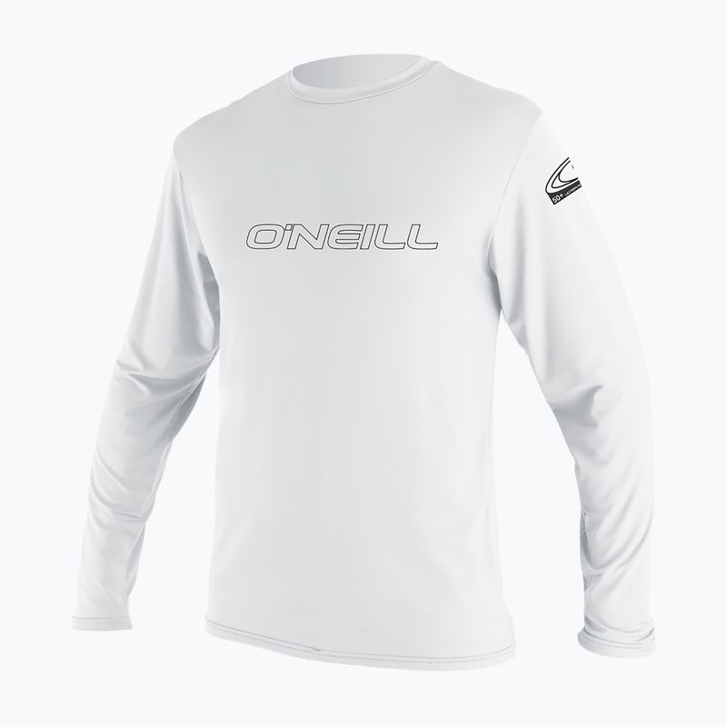 Детска блуза  с дълъг ръкав за плуване O'Neill Basic Skins LS Sun Shirt white