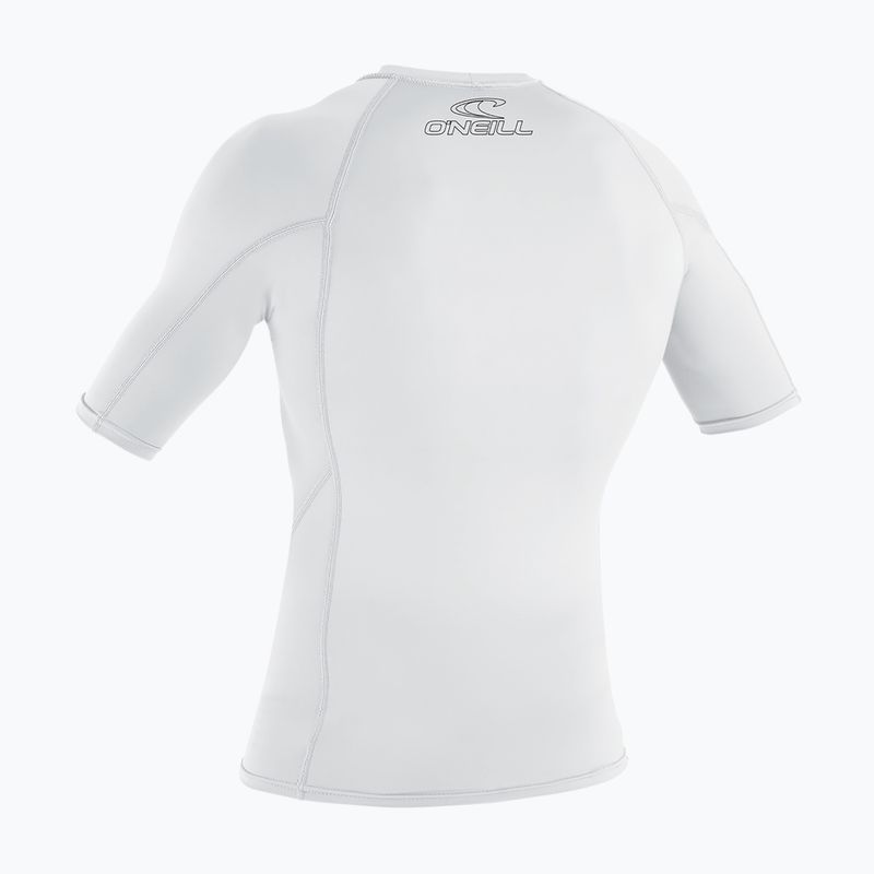 Детска тениска за плуване O'Neill Basic Skins Rash Guard white 2