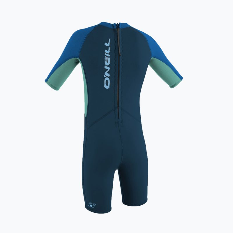 O'Neill Toddler Reactor-2 2 mm Back Zip slate/ligh aqua/ocean детска пяна за плуване 2