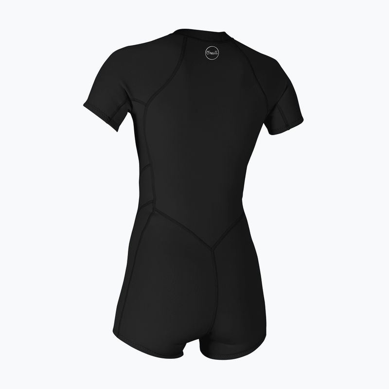 Дамски неопренов костюм за плуване O'Neill Bahia 2/1 mm Front Zip Spring black 2