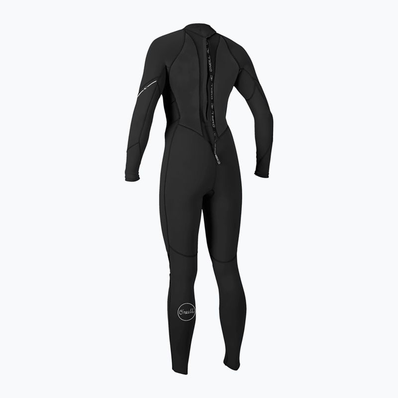 Дамски неопренов костюм за плуване O'Neill Bahia 3/2 Back Zip Full black/black/black 2