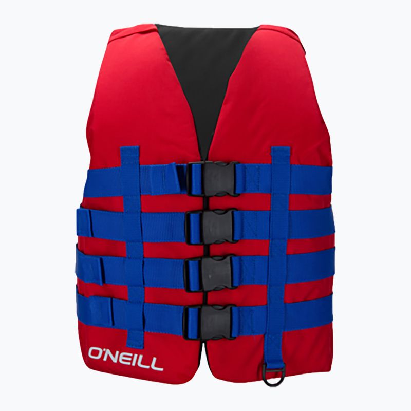 Детска спасителна жилетка O'Neill Youth Rental Superlite 50N ISO червено/синьо