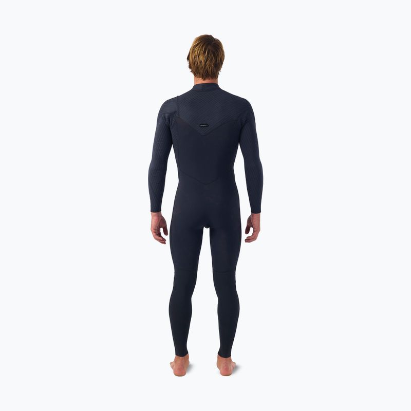 Мъжки неопреннов костюм за плуване O'Neill Hyperfreak 5/4+ mm Chest Zip Full black/black 2