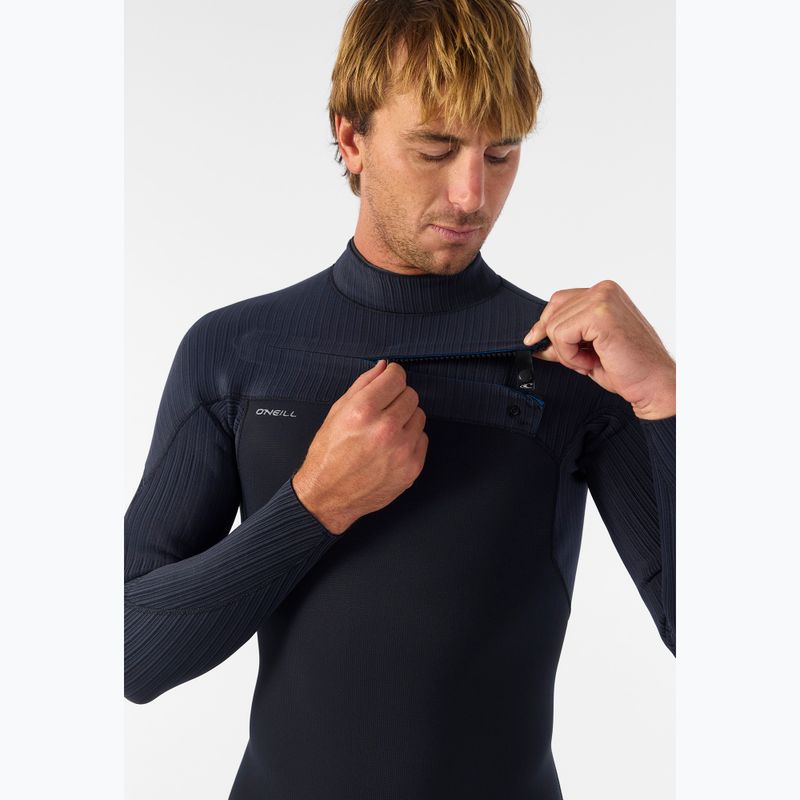 Мъжки неопреннов костюм за плуване O'Neill Hyperfreak 5/4+ mm Chest Zip Full black/black 6