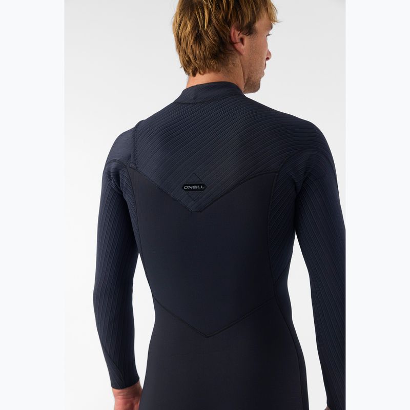 Мъжки неопреннов костюм за плуване O'Neill Hyperfreak 5/4+ mm Chest Zip Full black/black 7