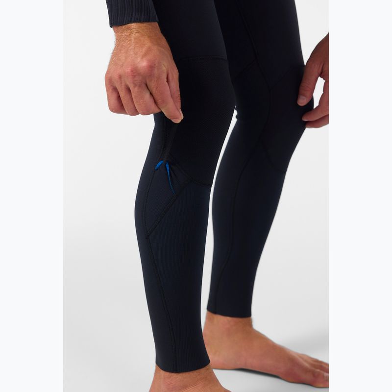 Мъжки неопреннов костюм за плуване O'Neill Hyperfreak 5/4+ mm Chest Zip Full black/black 8