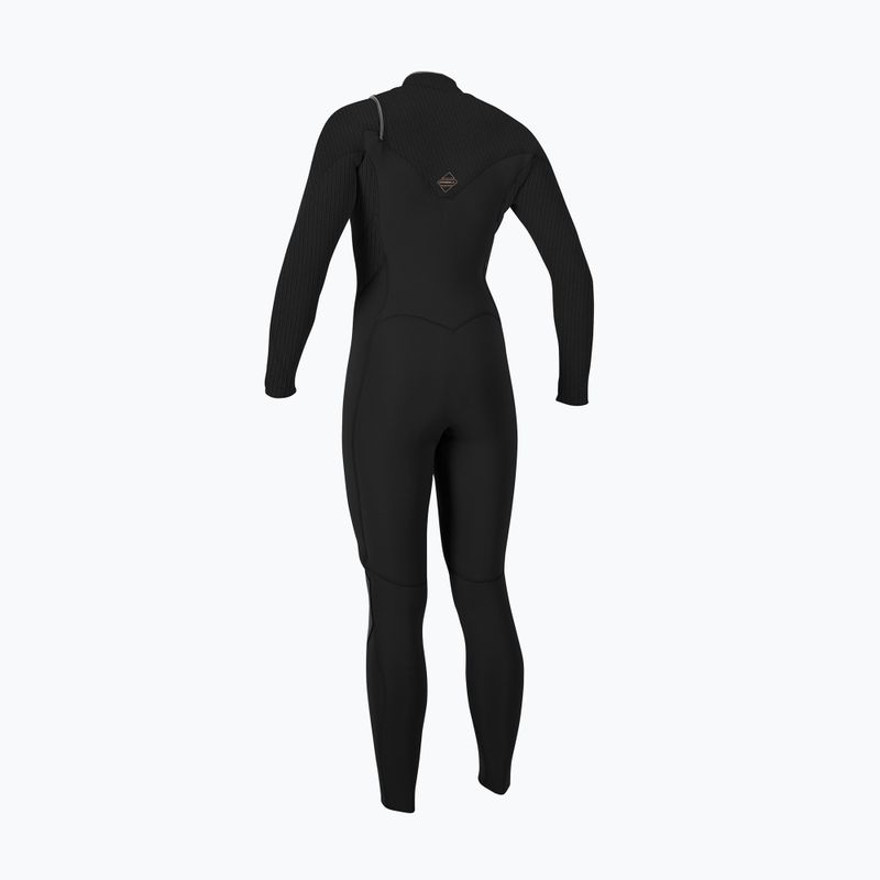 Дамски неопренов костюм за плуване  O'Neill Hyperfreak 4/3+ mm Chest Zip Full black/black 2