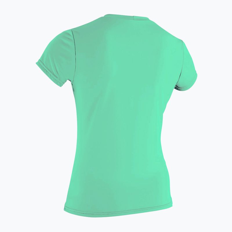 Дамска тениска за плуване O'Neill Basic Skins Sun Shirt light aqua 2