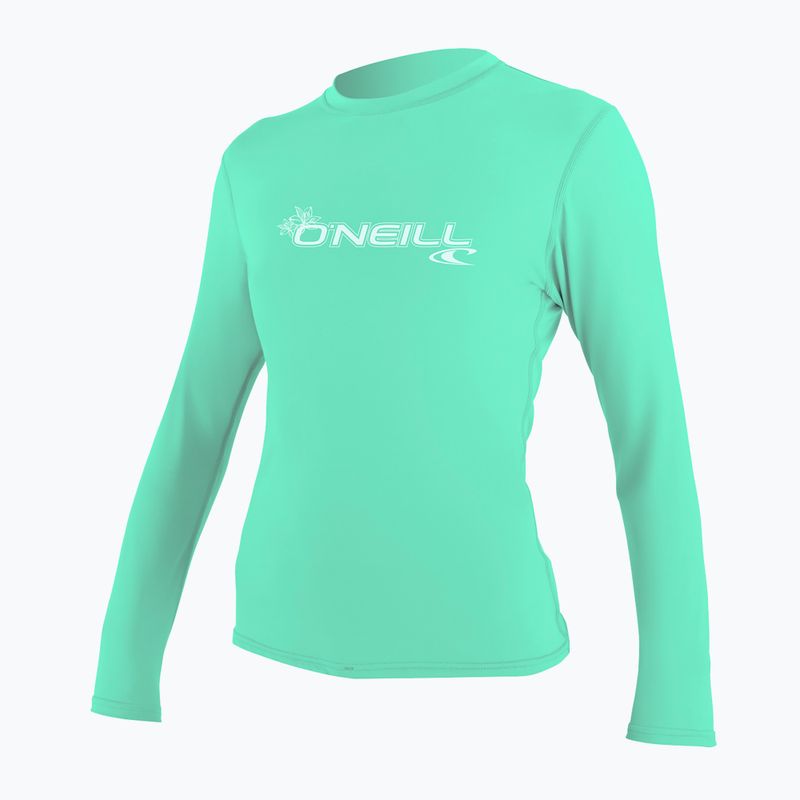 Дамски бански с дълъг ръкав O'Neill Basic Skins Sun Shirt light aqua