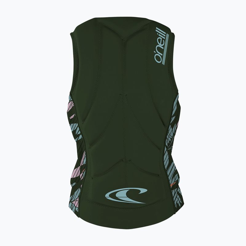 Дамска предпазна жилетка O'Neill Slasher Comp darkolive/baylen 2