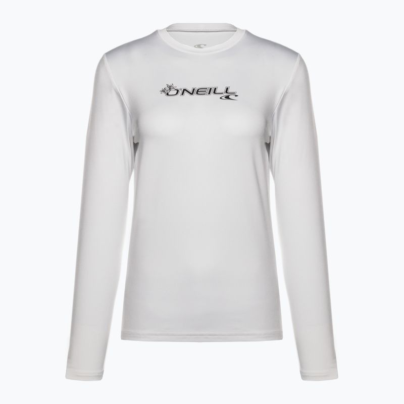 Дамска тениска за плуване O'Neill Basic Skins Sun Shirt white 4340