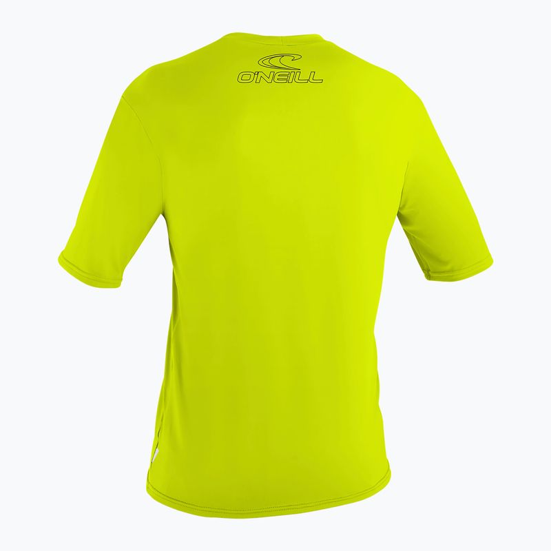Детска тениска за плуване O'Neill Youth Basic Skins Sun Shirt lime 2