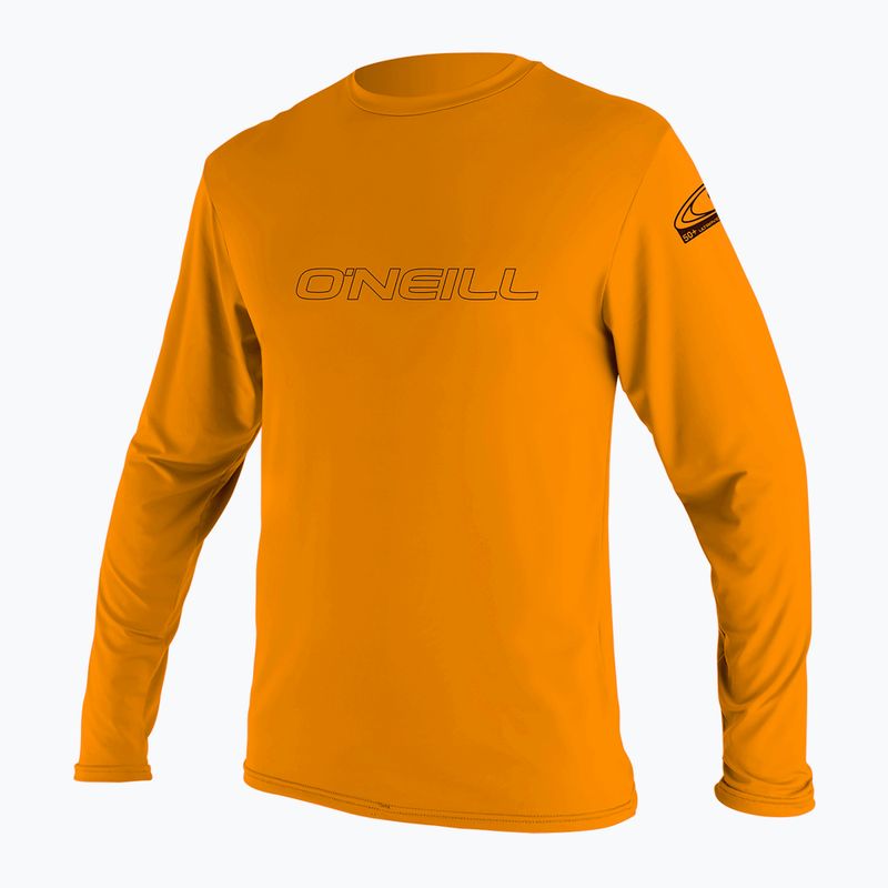 Младежка тениска O'Neill Basic Skins Sun Shirt blaze за плуване с дълъг ръкав