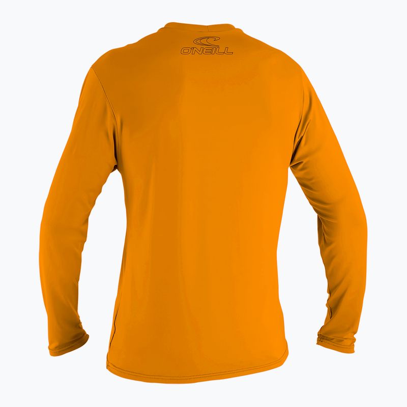 Младежка тениска O'Neill Basic Skins Sun Shirt blaze за плуване с дълъг ръкав 2