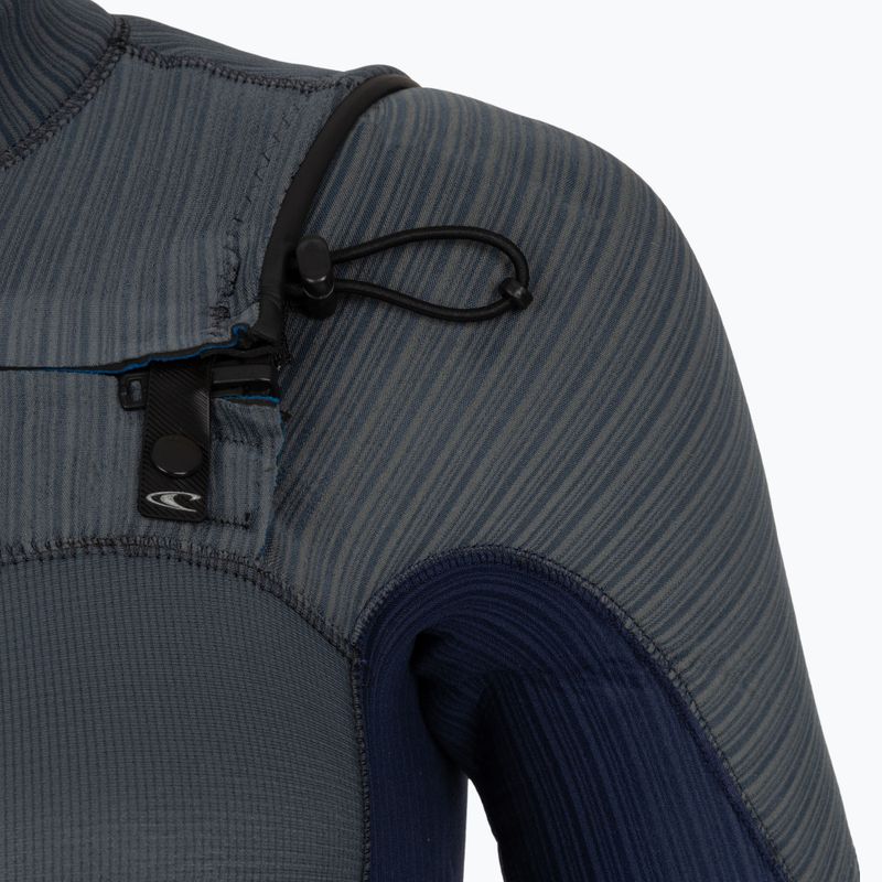 Дамски неопренов костюм за плуване O'Neill Hyperfreak 5/4+ Chest Zip Full shade/navy 4