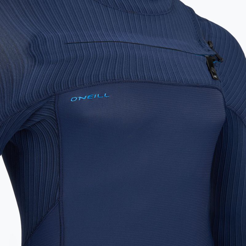 Мъжки бански O'Neill Hyperfreak 4/3+ Chest Zip L/S Swim Foam navy 4