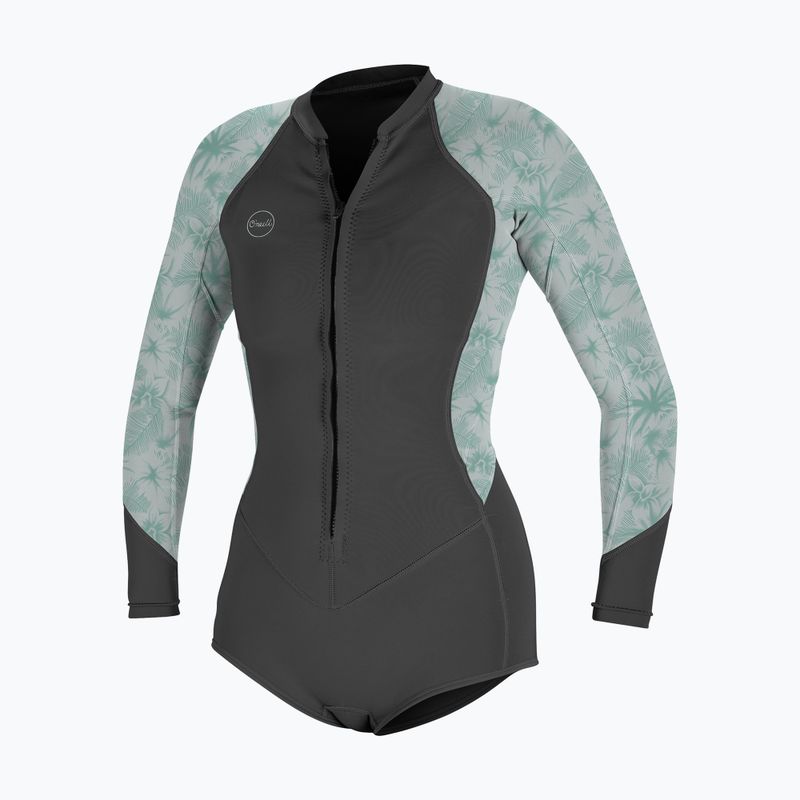 O'Neill Bahia 2/1 Front Zip Short Spring graphite/ mirage tropical дамски скафандър