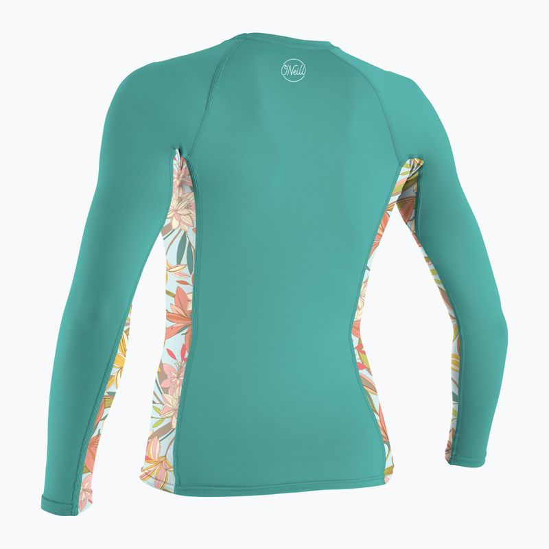 Дамско плуване с дълъг ръкав O'Neill Side Print Rash Guard canton/dalia 2