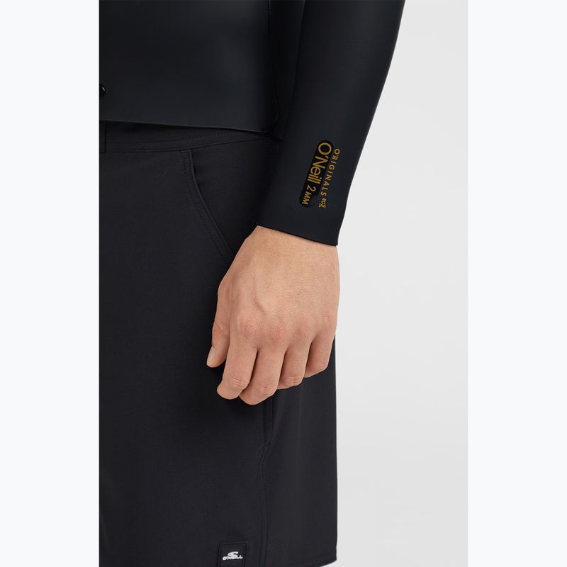 Мъжко неопреново яке O'Neill O'Riginal 2 mm Beavertail Full Zip Jacket black/black 5