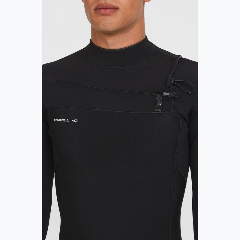 Мъжки неопреннов костюм за плуване O'Neill Epic 3/2 Chest Zip Full A05 black/black/black 5