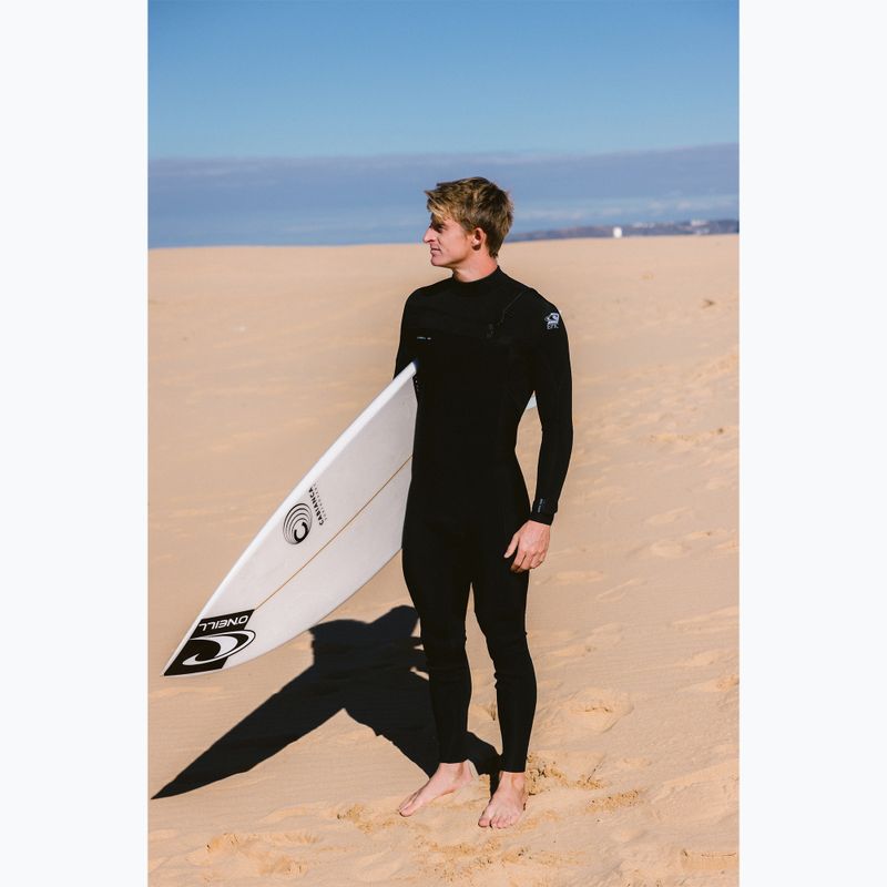 Мъжки O'Neill Epic 4/3 mm Chest Zip Full black/black/black Плувна пяна 3