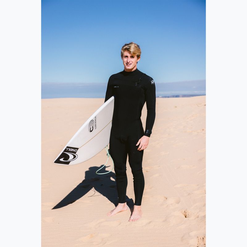 Мъжки неопреннов костюм за плуване O'Neill Epic 5/4 Chest Zip Full A05 black/black/black 6