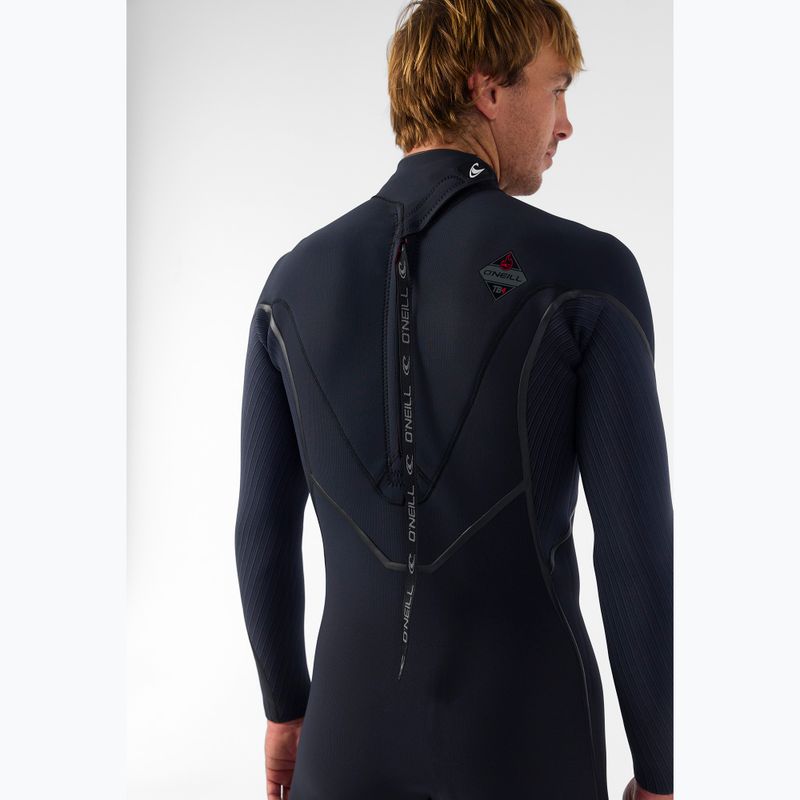 Мъжки неопреннов костюм за плуване O'Neill Hyperfreak Fire 4/3+ mm Back Zip Full black/black 5