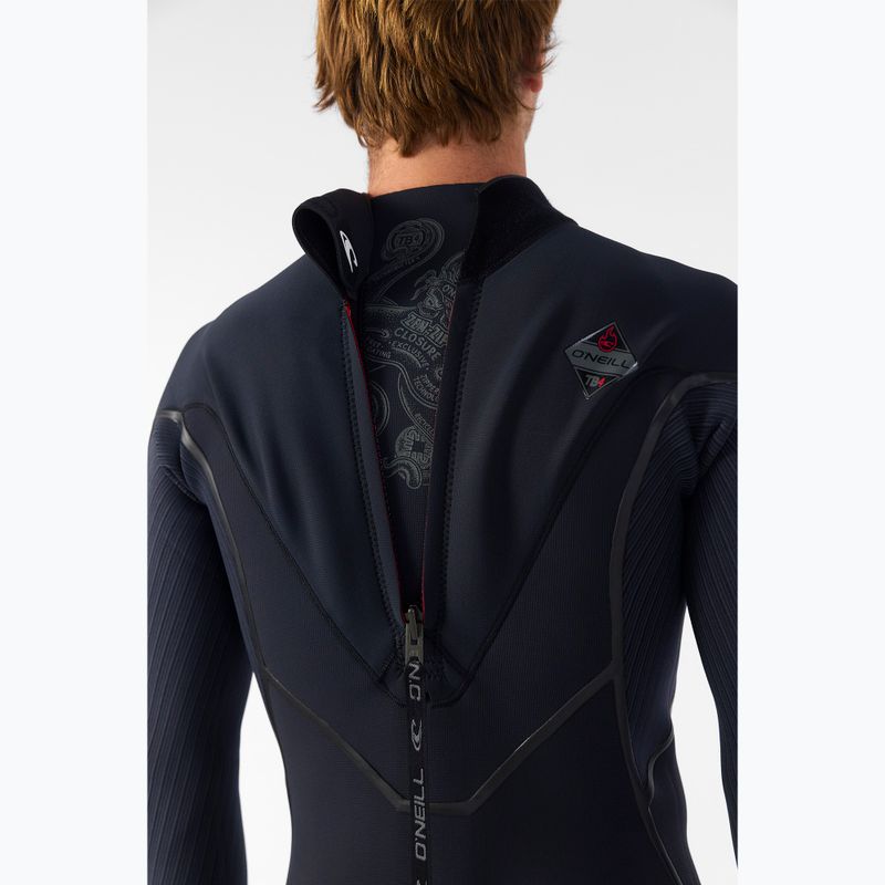 Мъжки неопреннов костюм за плуване O'Neill Hyperfreak Fire 4/3+ mm Back Zip Full black/black 6