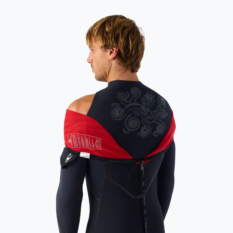 Мъжки неопреннов костюм за плуване O'Neill Hyperfreak Fire 4/3+ mm Back Zip Full black/black 8
