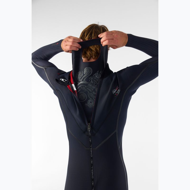 Мъжки неопреннов костюм за плуване O'Neill Hyperfreak Fire 4/3+ mm Back Zip Full black/black 9