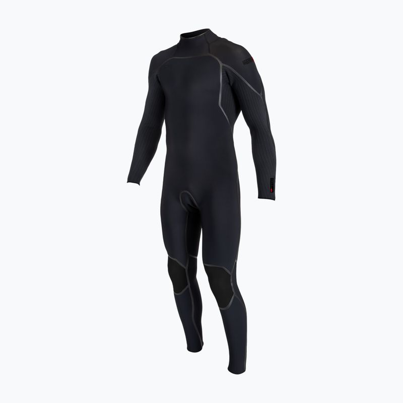 Мъжки неопреннов костюм за плуване O'Neill Hyperfreak Fire 4/3+ mm Back Zip Full black/black 12