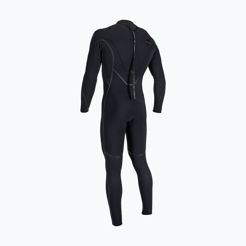 Мъжки неопреннов костюм за плуване O'Neill Hyperfreak Fire 4/3+ mm Back Zip Full black/black 13