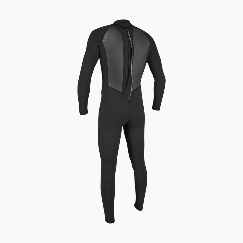 Мъжки неопреннов костюм за плуване O'Neill Reactor-2 3/2 mm Back Zip Full black/black 2