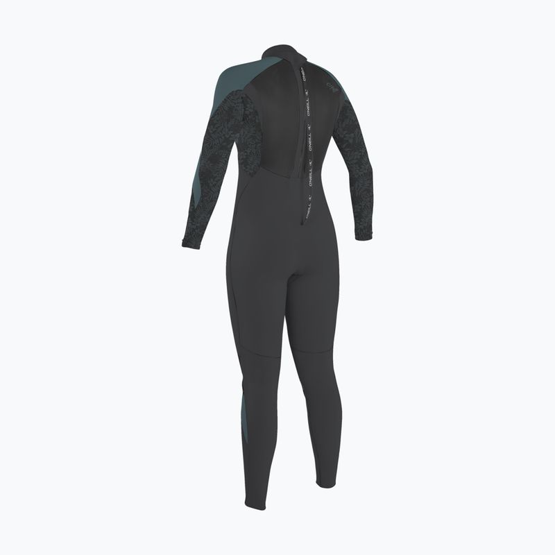Дамски неопренов костюм за плуване O'Neill Epic 3/2 Back Zip Full IT1 tempered steel/shaded island sky/shade 2