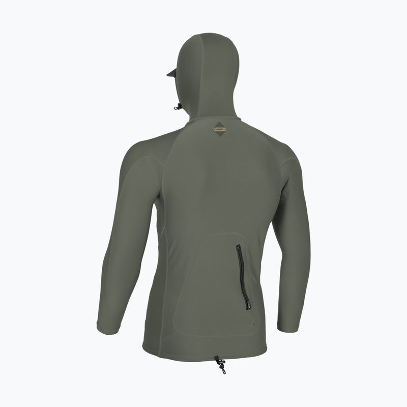 Мъжка блуза с дълъг ръкав за плуване O'Neill Hyperfreak Skins Rash Guard Hooded chimera/chimera 2